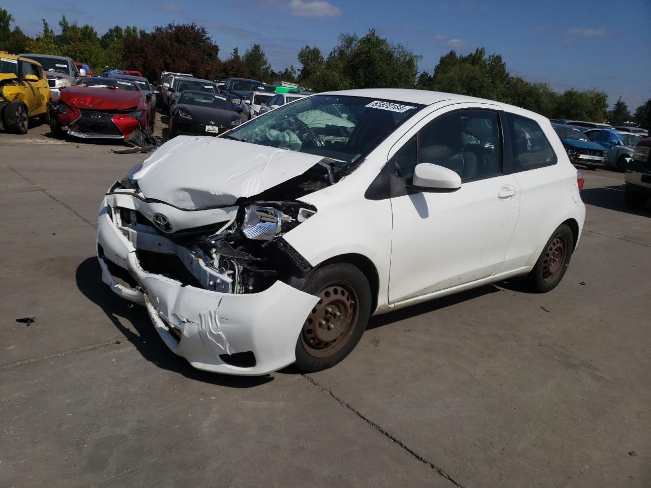 Lot #2924146141 2014 TOYOTA YARIS