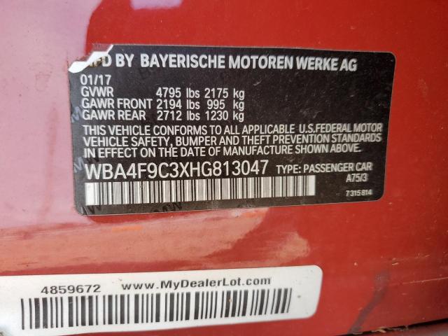 VIN WBA4F9C3XHG813047 2017 BMW 4 Series, 430XI Gran... no.12