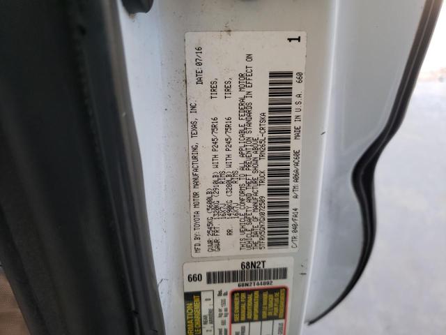 2016 TOYOTA TACOMA ACC - 5TFRX5GN7GX072509
