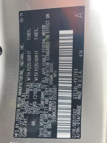 2015 TOYOTA SIENNA LE - 5TDKK3DC5FS550681