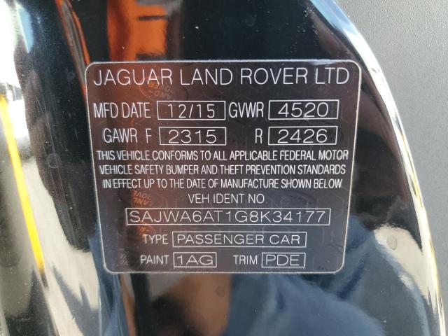 2016 JAGUAR F-TYPE SAJWA6AT1G8K34177