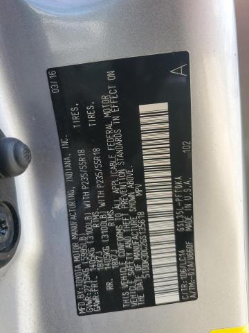 2016 TOYOTA SIENNA XLE - 5TDDK3DC2GS135618