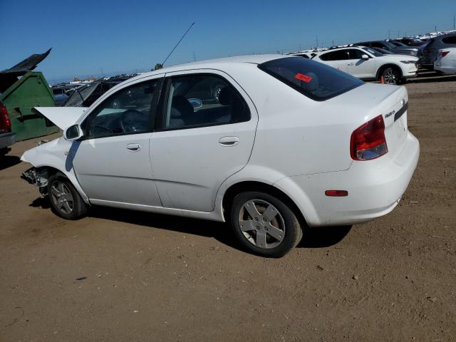 CHEVROLET AVEO BASE 2006 white  gas KL1TD56626B522160 photo #3