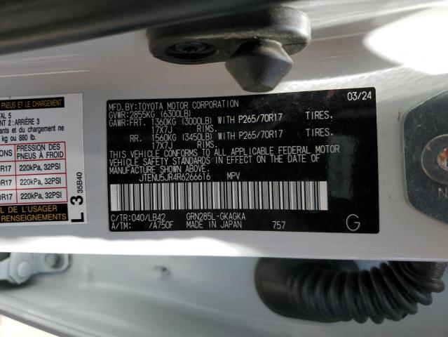 2024 TOYOTA 4RUNNER SR - JTENU5JR4R6266616