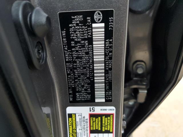 2021 TOYOTA CAMRY LE - 4T1C11AK7MU568059