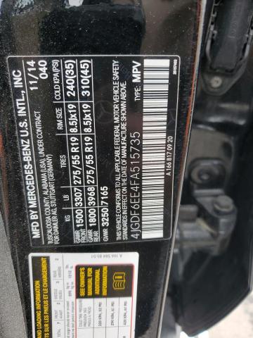 2015 MERCEDES-BENZ GL 450 4MA - 4JGDF6EE4FA515735