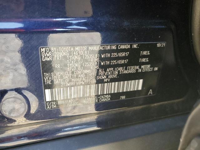 2021 TOYOTA RAV4 XLE - 2T3W1RFV8MW172194