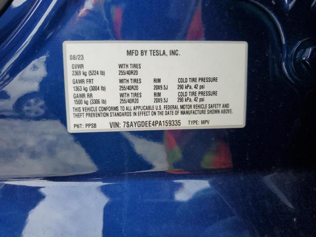 2023 TESLA MODEL Y - 7SAYGDEE4PA159335