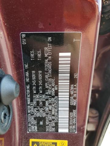 2018 TOYOTA HIGHLANDER - 5TDZZRFH0JS250528