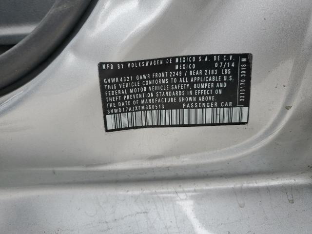 2015 VOLKSWAGEN JETTA SE - 3VWD17AJXFM350513