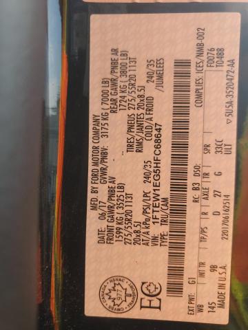 2017 FORD F150 SUPER - 1FTEW1EG5HFC68647