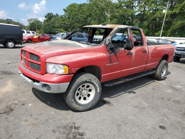 DODGE RAM 3500 S 2003 red crew pic diesel 3D7LU38693G708880 photo #1