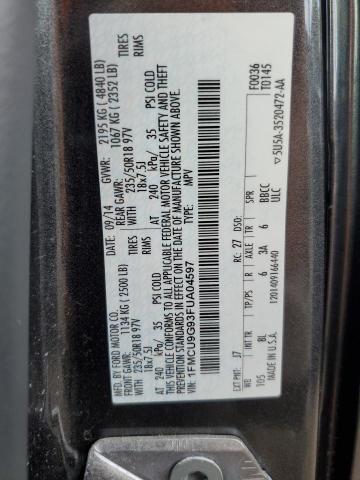 2015 FORD ESCAPE SE - 1FMCU9G93FUA04597