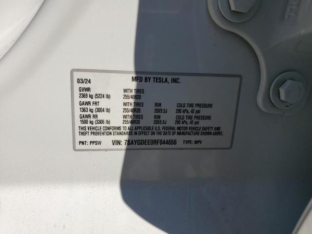 2024 TESLA MODEL Y - 7SAYGDEE0RF044656
