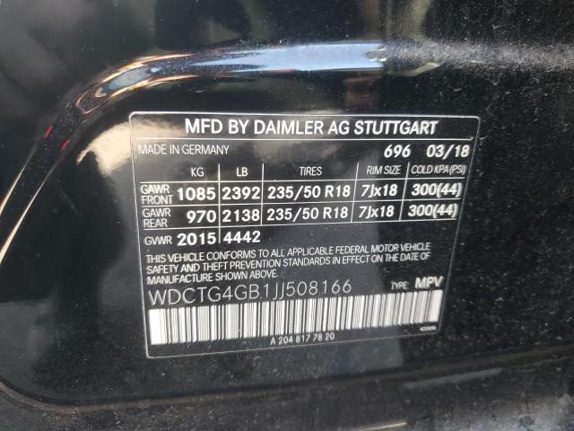 2018 MERCEDES-BENZ GLA 250 4M - WDCTG4GB1JJ508166