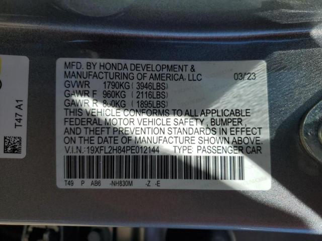 2023 HONDA CIVIC SPOR - 19XFL2H84PE012144