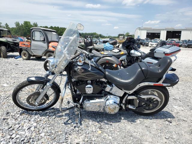 HARLEY-DAVIDSON FXSTC 2010 black road/str gas 1HD1JL511AB020623 photo #4