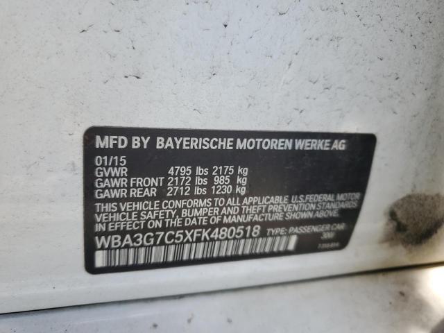 VIN WBA3G7C5XFK480518 2015 BMW 3 Series, 328 XI no.12