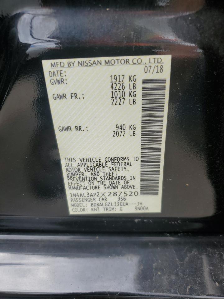 Lot #2793995561 2018 NISSAN ALTIMA 2.5