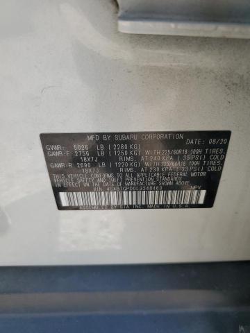 2020 SUBARU OUTBACK TO - 4S4BTGPD0L3248460