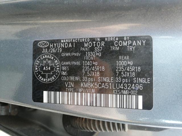 2020 HYUNDAI KONA ULTIM - KM8K5CA51LU432496