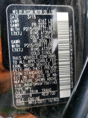 2015 NISSAN JUKE S - JN8AF5MV6FT561143