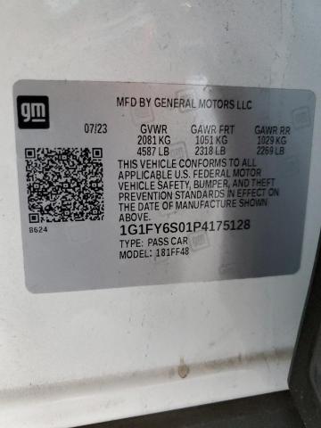 2023 CHEVROLET BOLT EUV L - 1G1FY6S01P4175128