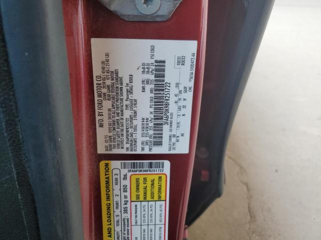 2015 FORD FUSION TIT - 3FA6P0K98FR251722