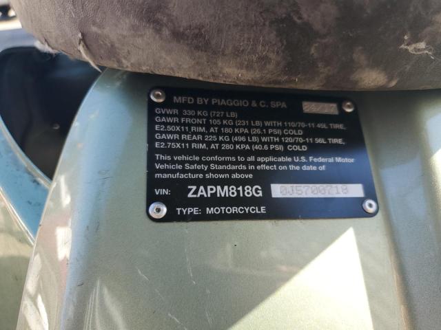 2018 VESPA SPRINT 150 - ZAPM818G0J5700718