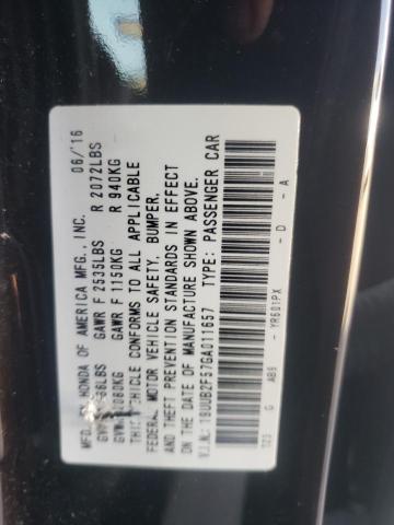 VIN 19UUB2F57GA011657 2016 Acura TLX, Tech no.12