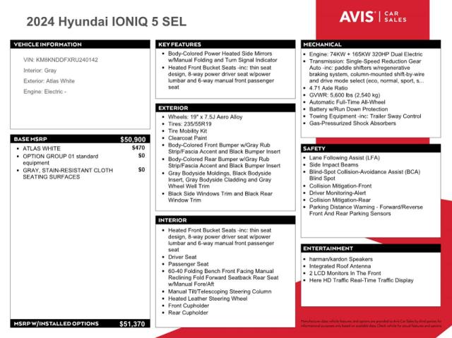 VIN KM8KNDDFXRU240142 2024 HYUNDAI IONIQ no.13