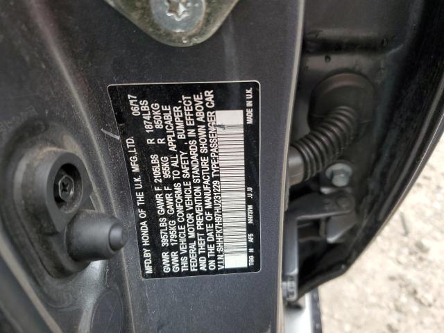 2017 HONDA CIVIC SPOR - SHHFK7H97HU231229