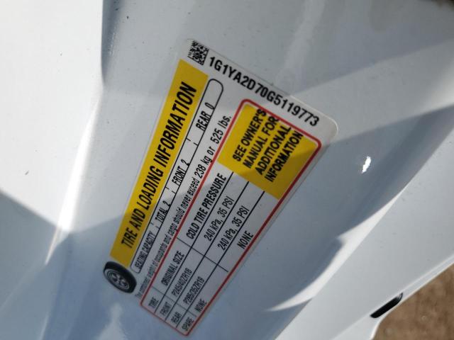 2016 CHEVROLET CORVETTE S - 1G1YA2D70G5119773