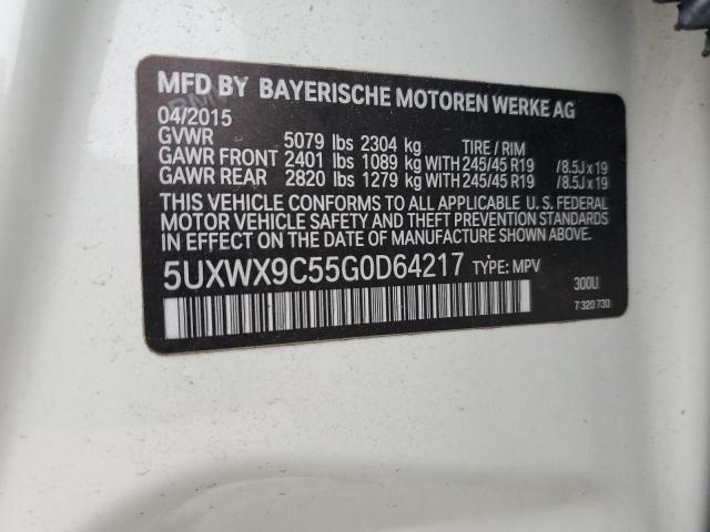 VIN 5UXWX9C55G0D64217 2016 BMW X3, Xdrive28I no.13