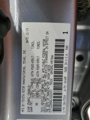 2020 TOYOTA TACOMA DOU - 5TFCZ5AN2LX222433