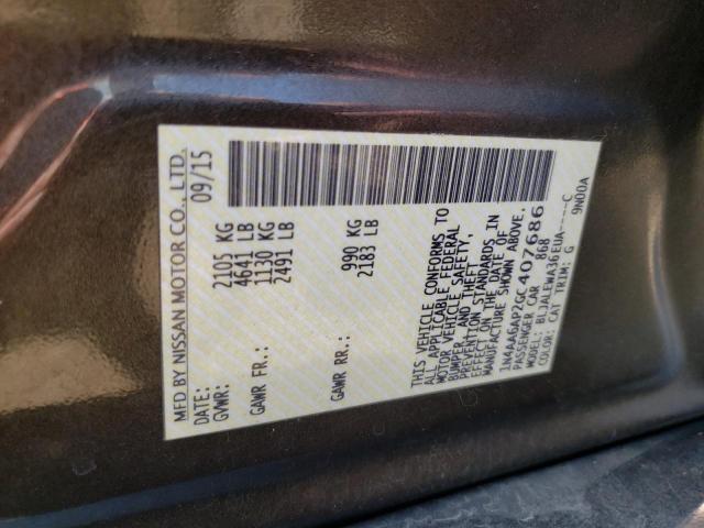 2016 NISSAN MAXIMA 3.5 - 1N4AA6AP2GC407686