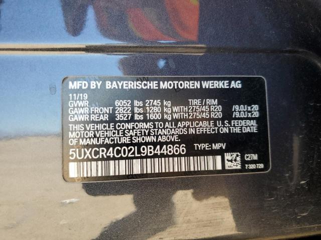 VIN 5UXCR4C02L9B44866 2020 BMW X5, Sdrive 40I no.13