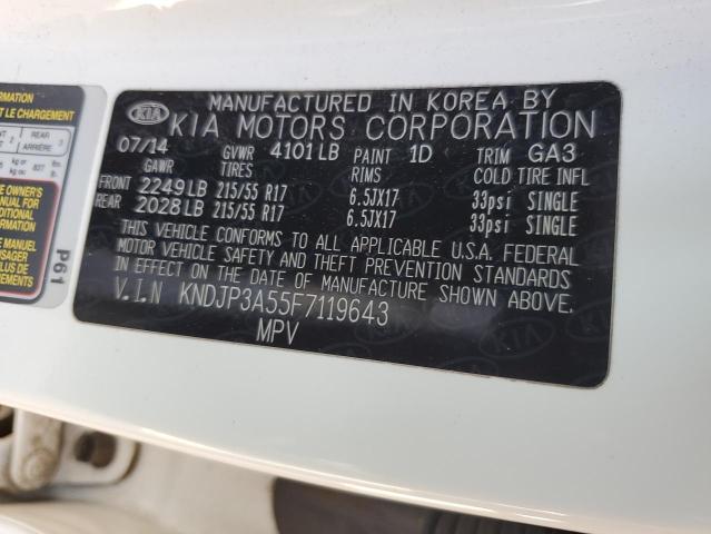 2015 KIA SOUL + - KNDJP3A55F7119643