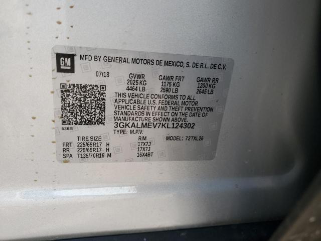 2019 GMC TERRAIN SL - 3GKALMEV7KL124302