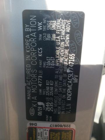 2020 KIA SPORTAGE L - KNDPMCAC5L7747165