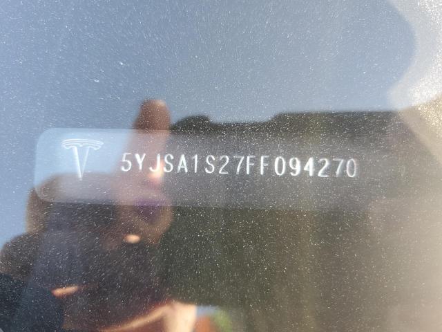 2015 TESLA MODEL S 70 - 5YJSA1S27FF094270