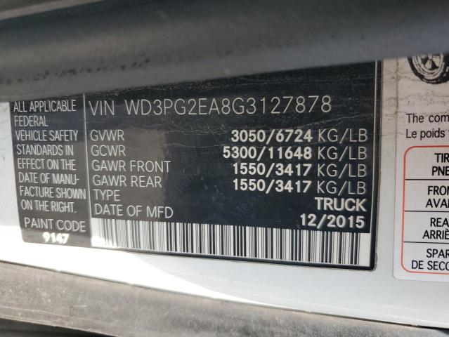 2016 MERCEDES-BENZ METRIS - WD3PG2EA8G3127878