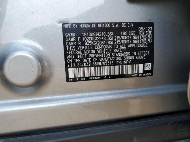 2024 HONDA HR-V LX - 3CZRZ2H38RM705348