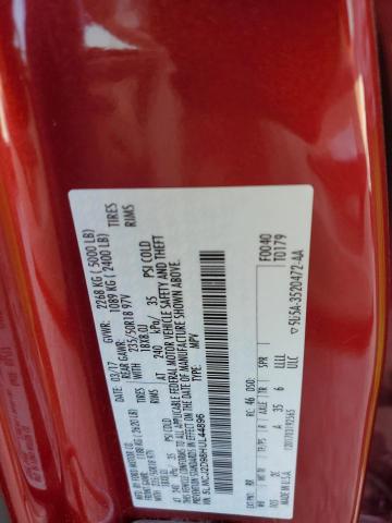 2017 LINCOLN MKC SELECT 5LMCJ2D98HUL44896