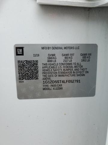 2020 CHEVROLET MALIBU LT - 1G1ZD5ST4LF052791