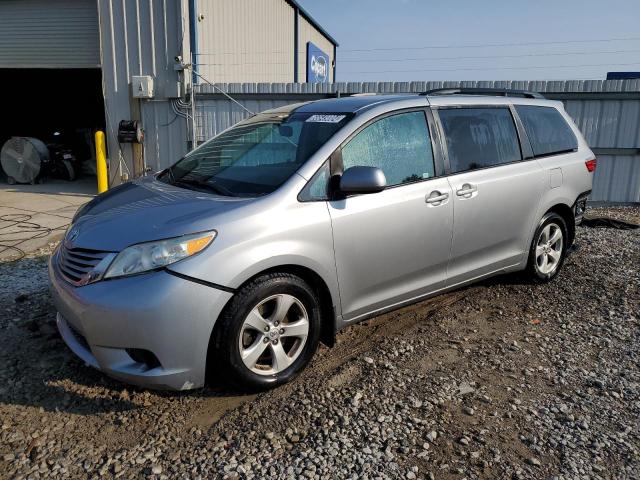 TOYOTA SIENNA LE 2015 silver  gas 5TDKK3DC3FS573456 photo #1