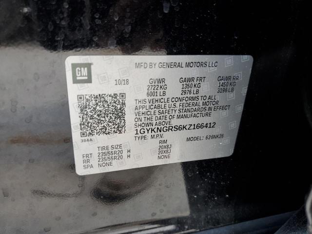 2019 CADILLAC XT5 PLATIN - 1GYKNGRS6KZ166412