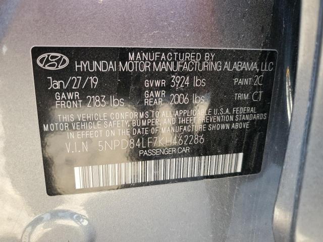 2019 HYUNDAI ELANTRA SE - 5NPD84LF7KH462286
