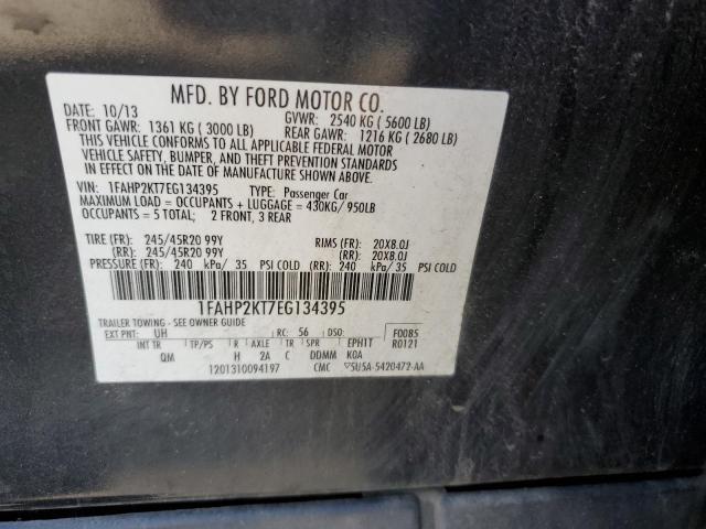 VIN 1FAHP2KT7EG134395 2014 Ford Taurus, Sho no.12