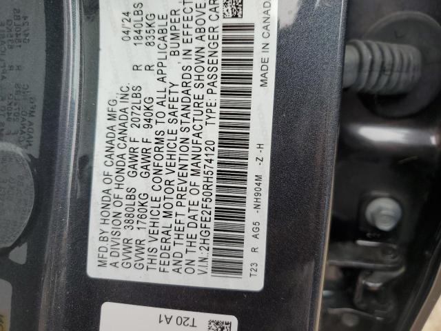 2024 HONDA CIVIC SPOR - 2HGFE2F50RH574120